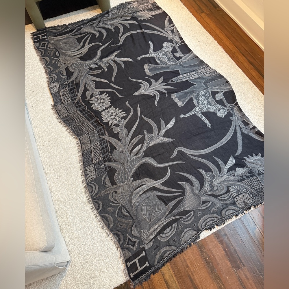 Hermés Silk Blanket Throw